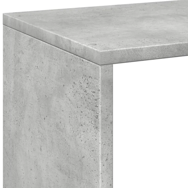 Pertvara/knygų spinta, betono, 69,5x29x137,5cm, mediena