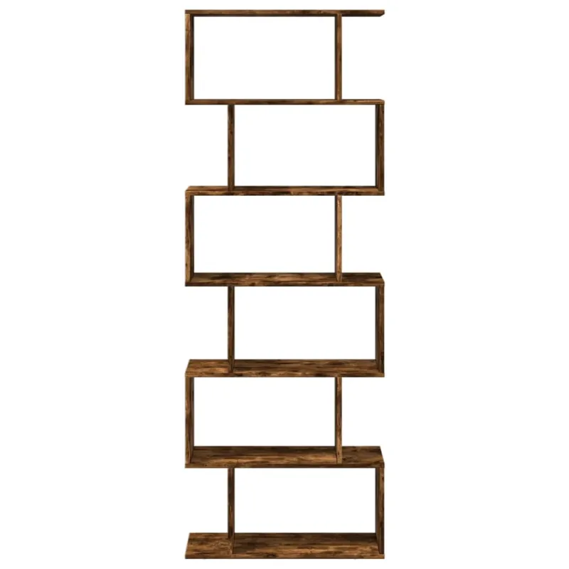 Pertvara/knygų spinta, dūminio ąžuolo, 70x24x193cm, 6 pakopų