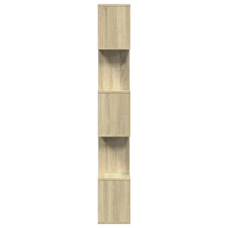 Pertvara/knygų spinta, ąžuolo, 70x24x161cm, mediena, 5 pakopų