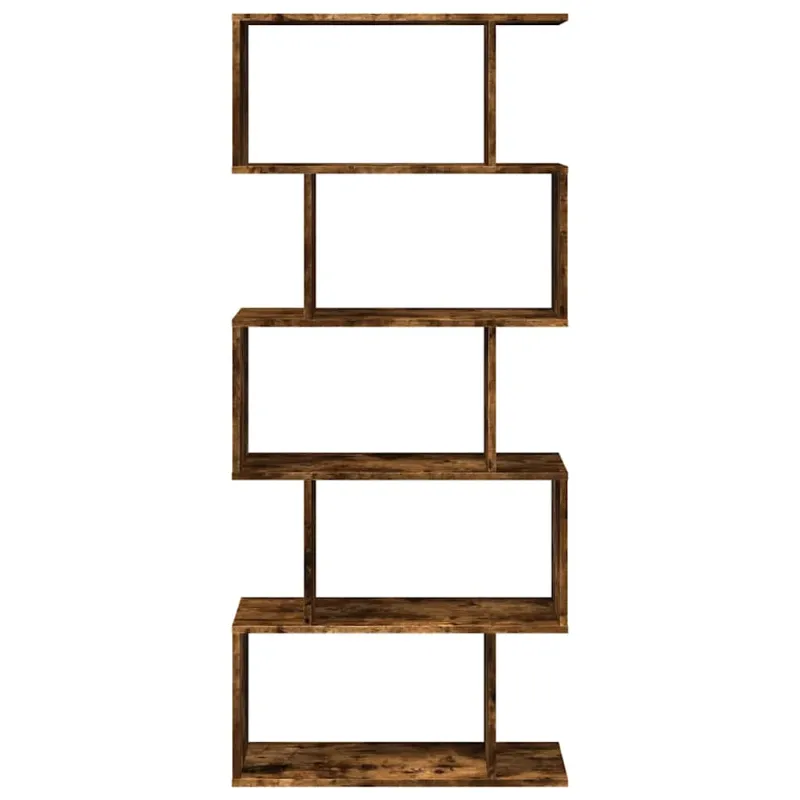 Pertvara/knygų spinta, dūminio ąžuolo, 70x24x161cm, 5 pakopų