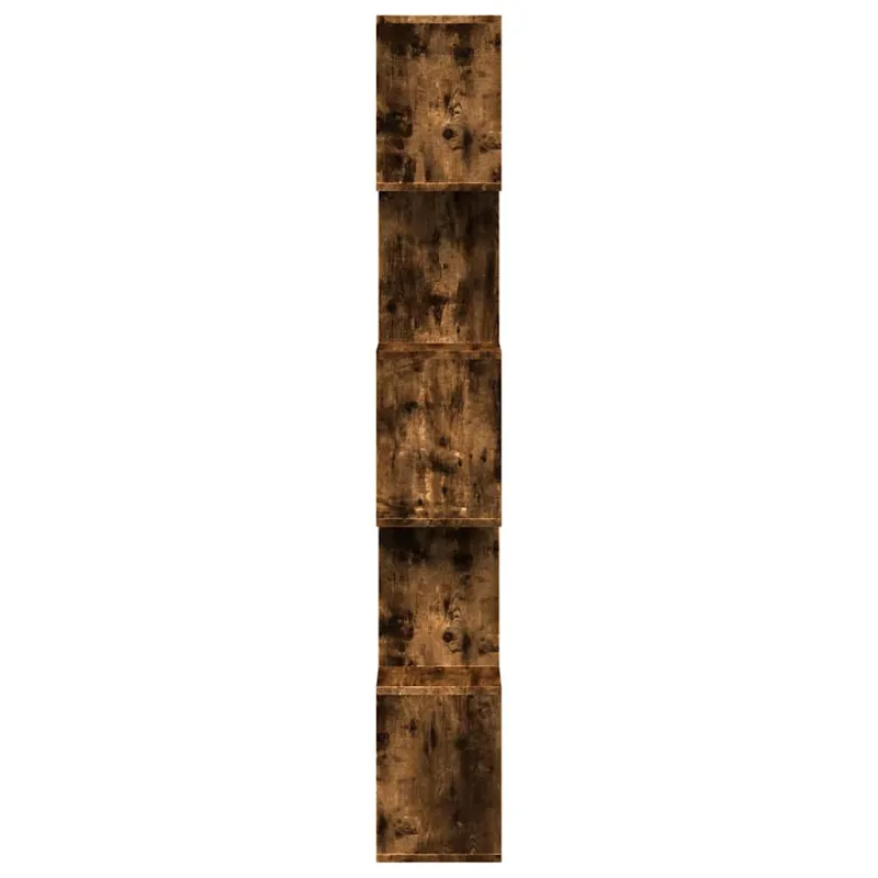 Pertvara/knygų spinta, dūminio ąžuolo, 70x24x161cm, 5 pakopų