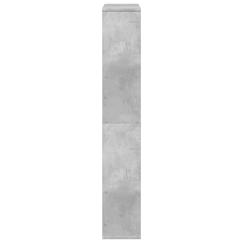 Knygų spinta, betono pilka, 72x20x120,5cm, apdirbta mediena