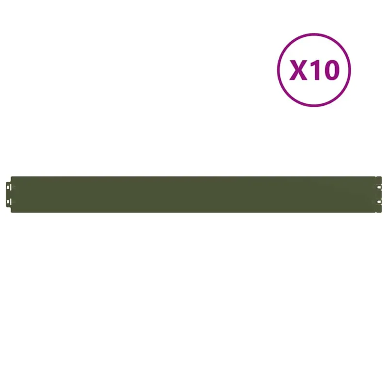vejos apvadai 10 vnt Olive Green šaltai valcuotas plienas