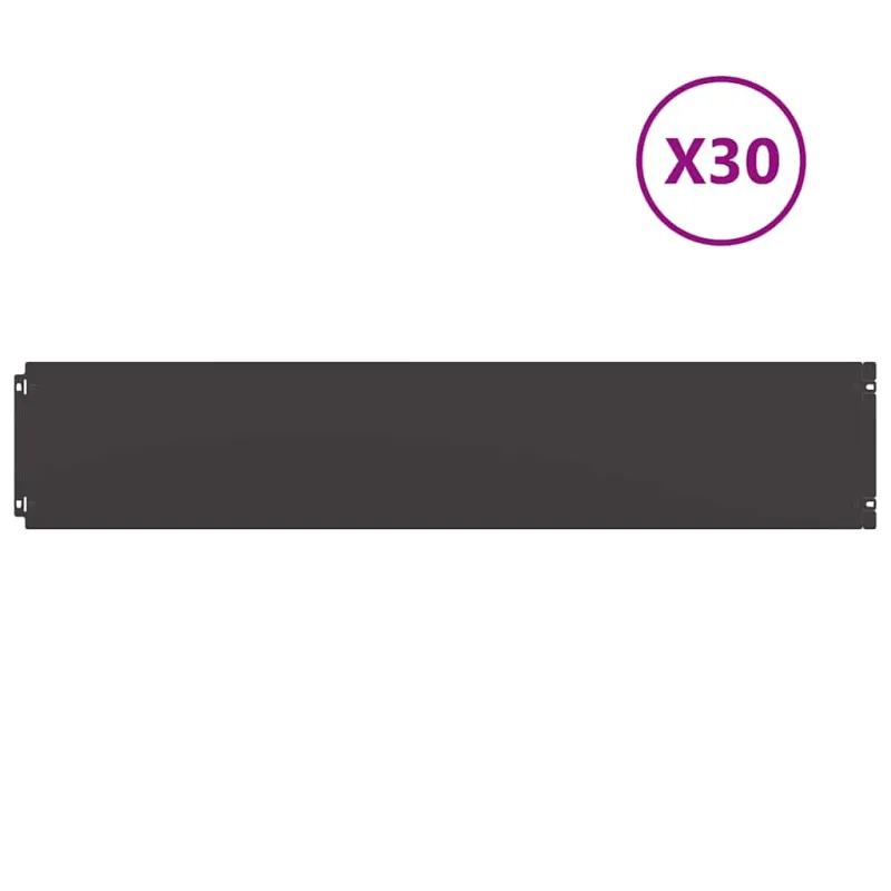 vejos apvadai 30 vnt Juoda 20x103 cm Šaltai valcuotas plienas