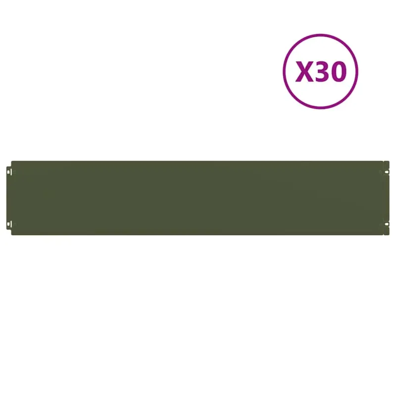 vejos apvadai 30 vnt Olive Green šaltai valcuotas plienas
