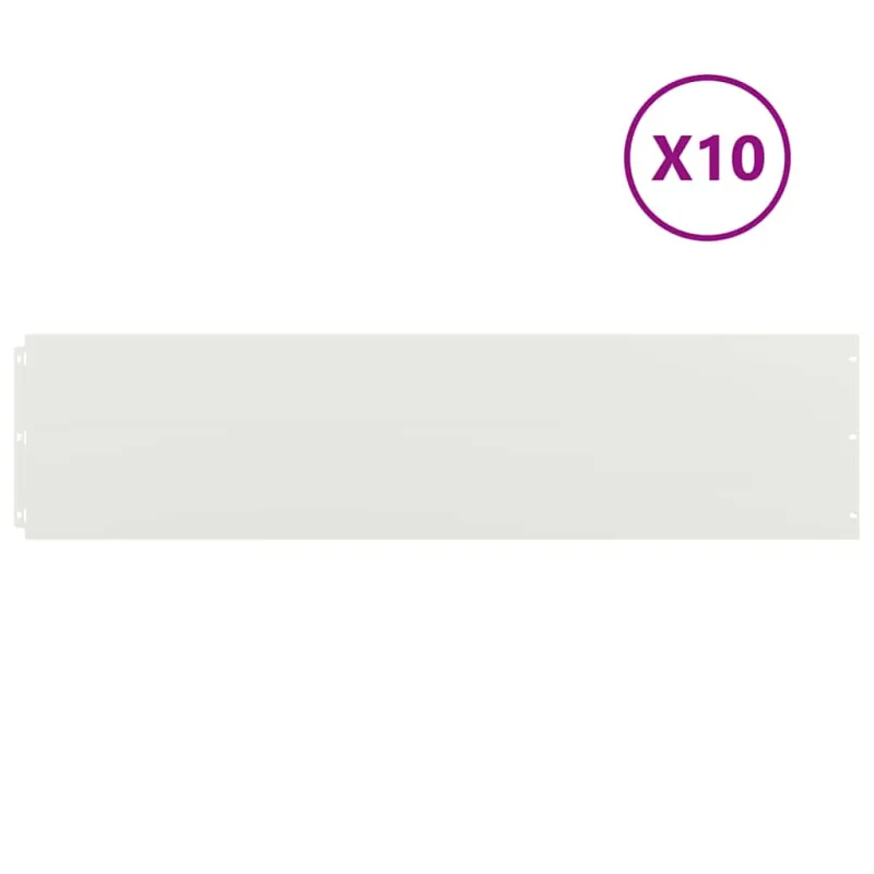 vejos apvadai 10 vnt balti 25x103 cm šaltai valcuotas plienas
