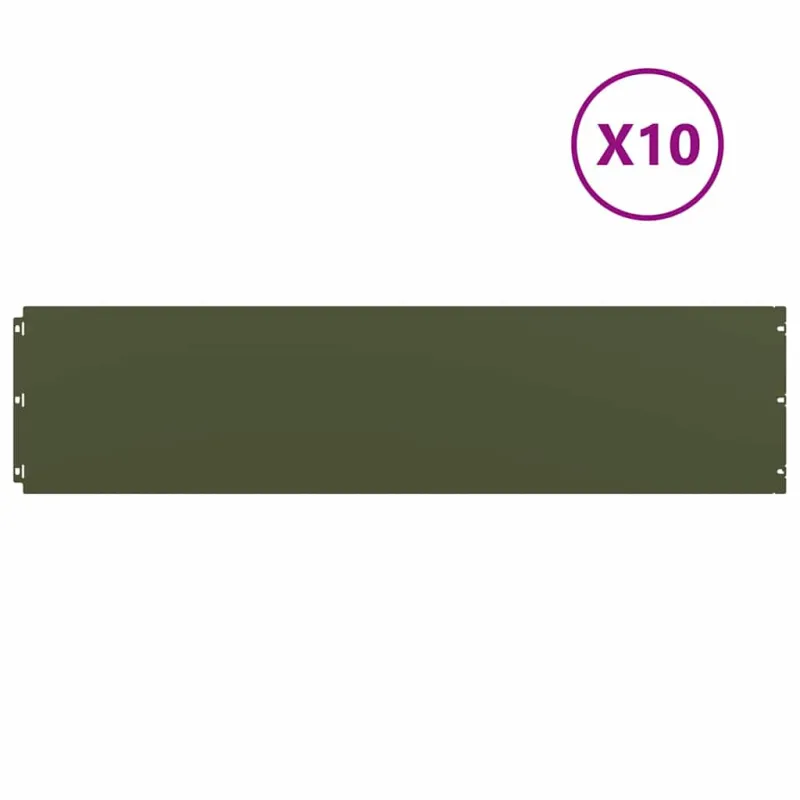 vejos apvadai 10 vnt Olive Green šaltai valcuotas plienas