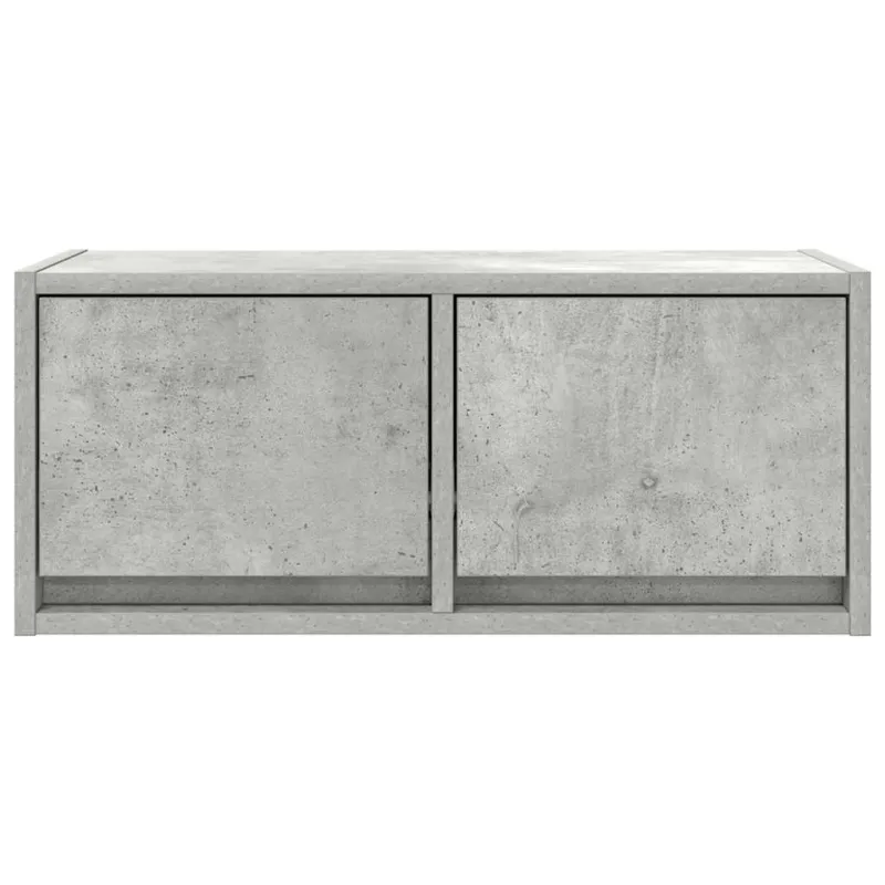 Televizoriaus spintelė, betono, 60x31x25,5 cm, apdirbta mediena