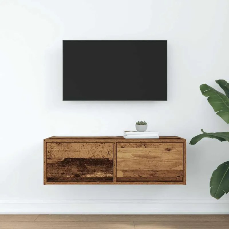 Televizoriaus spintelė, medienos, 80x31x25,5 cm, mediena