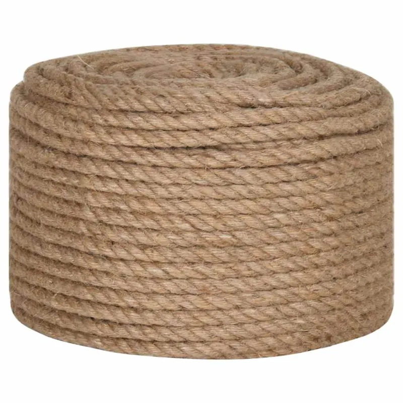 Virvė, 100% džiutas, 10mm, 100m