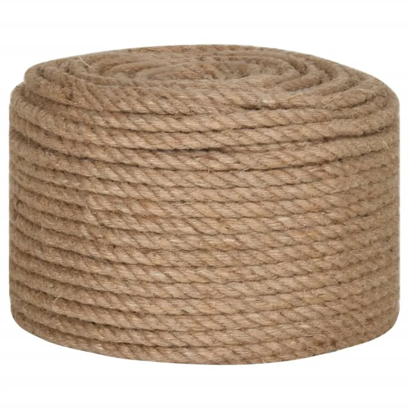 Virvė, 100% džiutas, 12mm, 100m