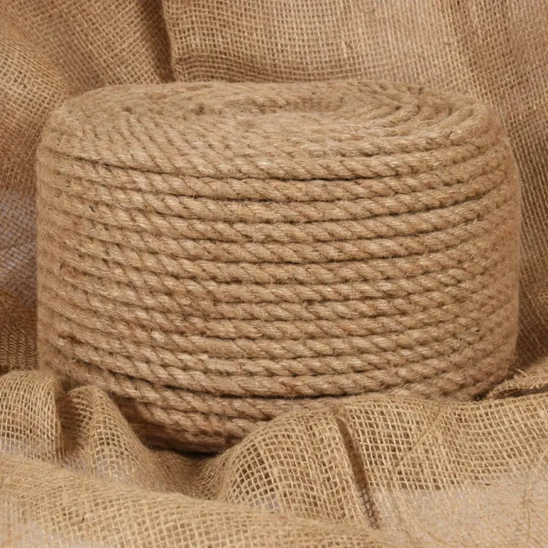 Virvė, 100% džiutas, 14mm, 100m