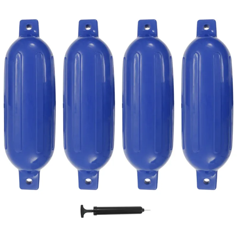Valties bortų apsaugos, 4vnt., mėlynos, 58,5x16,5cm, PVC