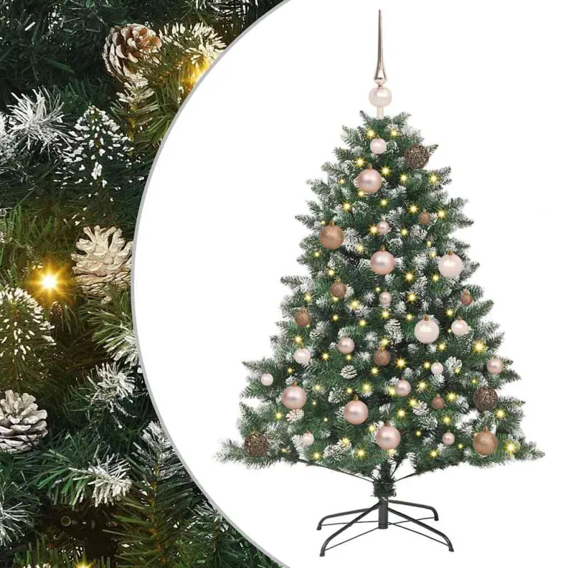 Dirbtinė Kalėdų eglutė Žalia 120 cm PVC, plastikas ir plienas