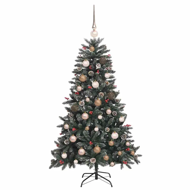 Dirbtinė Kalėdų eglutė Žalia 150 cm PVC, plastikas ir plienas