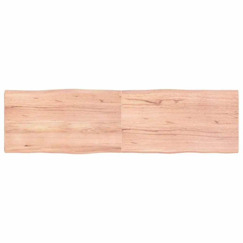 Stalviršis, šviesiai rudas, 180x50x(2-4) cm, medienos masyvas