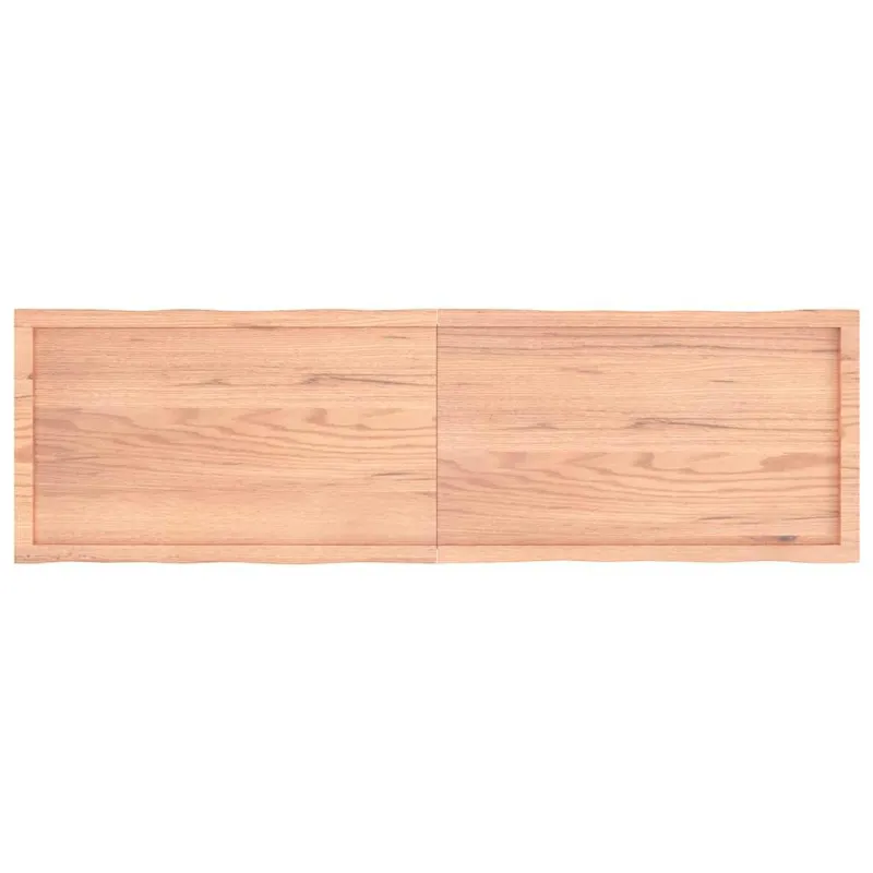 Stalviršis, šviesiai rudas, 180x50x(2-4) cm, medienos masyvas