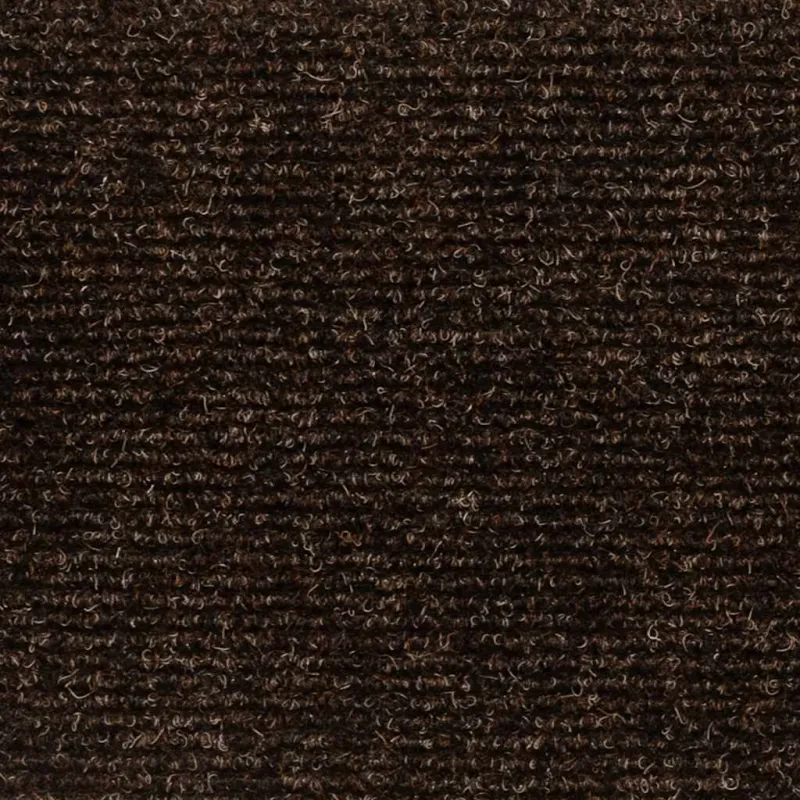 Laiptų kilimėliai, lipnūs, 5 vnt., 56x17x3 cm, rudi, pusapvaliai