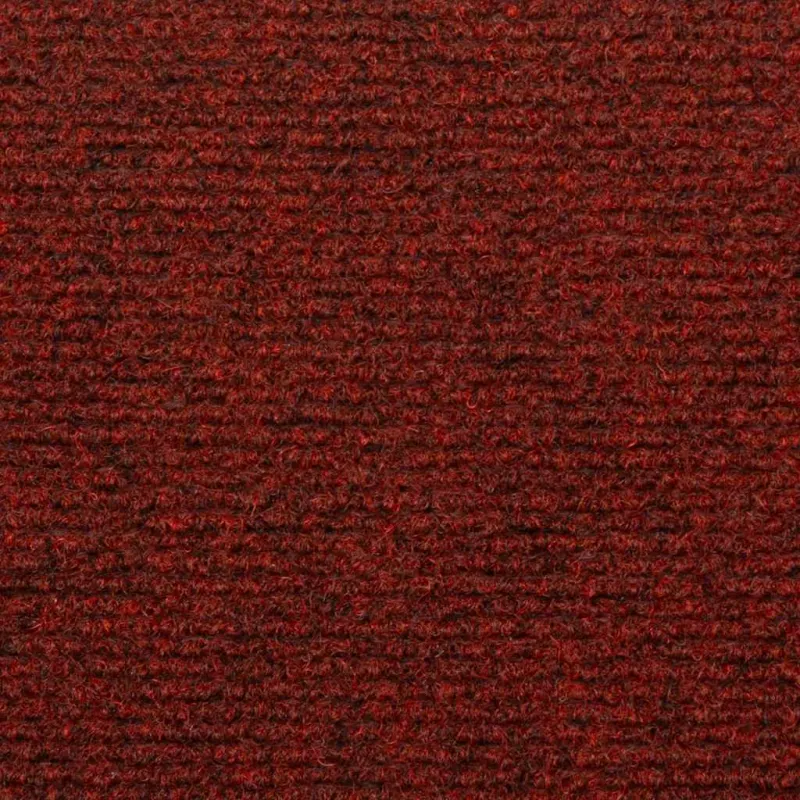Laiptų kilimėliai, lipnūs, 10 vnt., 65x21x4 cm, bordo raudoni, stačiakampiai, kraštai