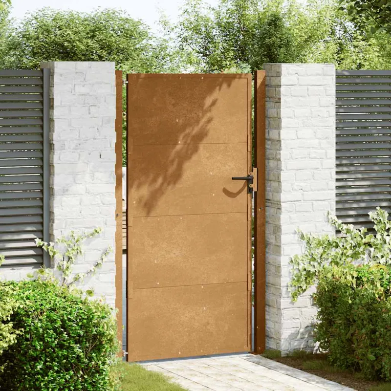 Sodo vartai, 100x175 cm, Corten plienas