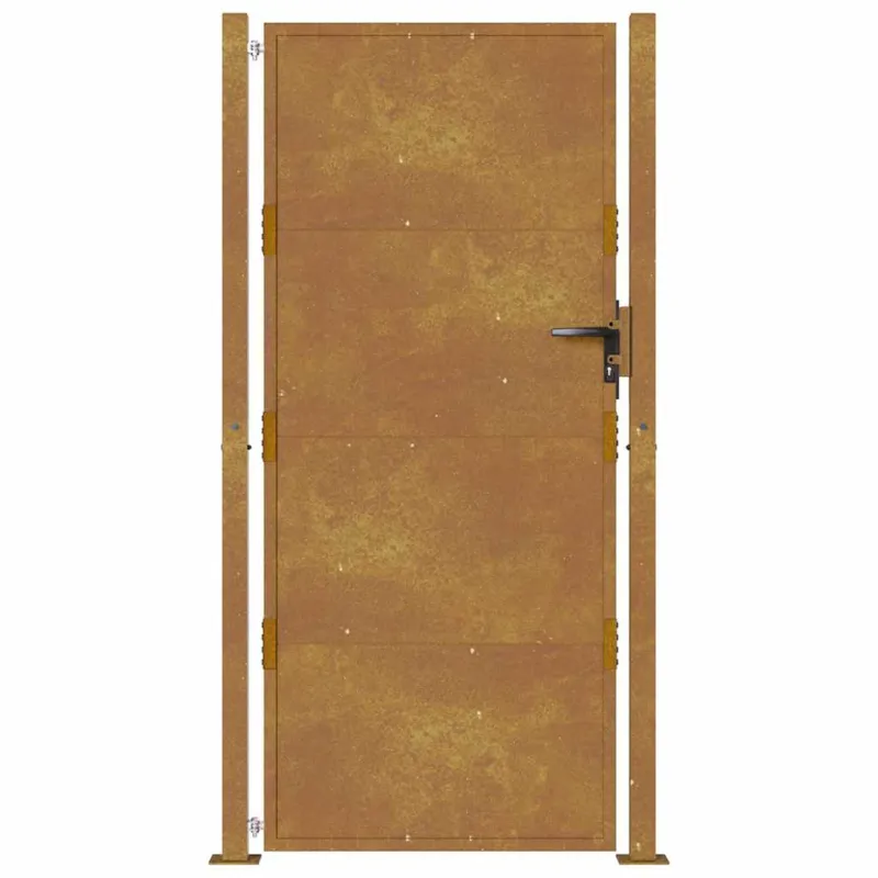 Sodo vartai, 100x175 cm, Corten plienas