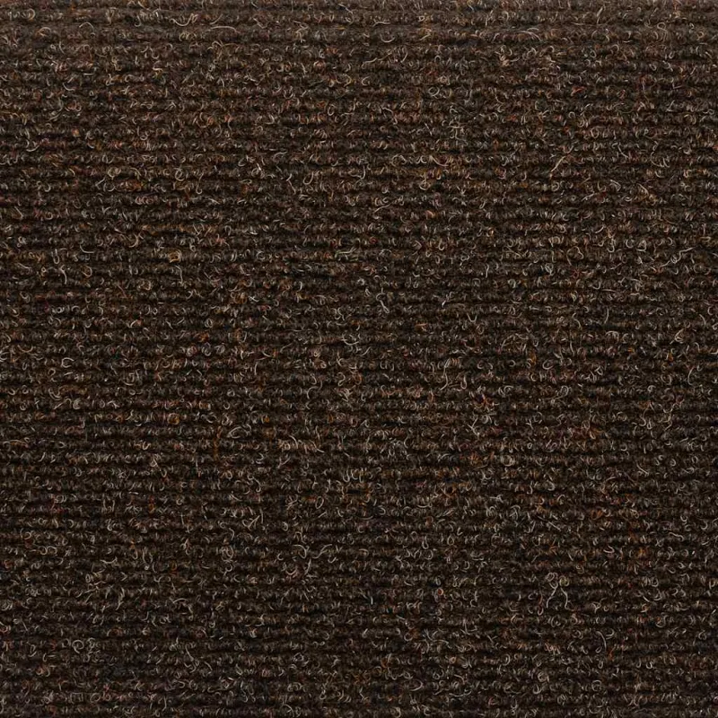Laiptų kilimėliai, lipnūs, 15 vnt., 65x21x4 cm, rudi, pusapvaliai, dideli