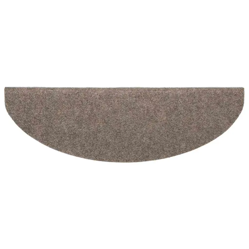 Laiptų kilimėliai, lipnūs, 20 vnt., 65x21x4 cm, smėlio spalvos, pusapvaliai, dideli