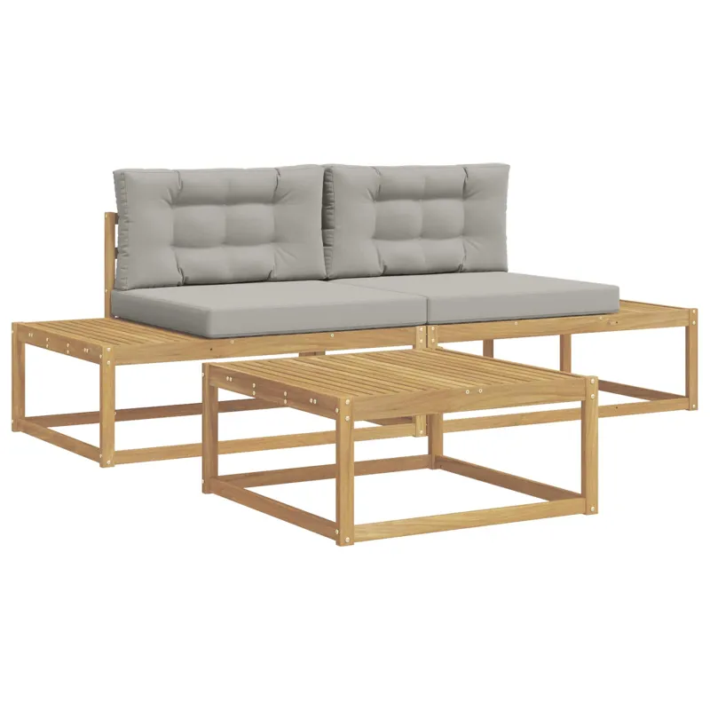 Lauko sofos komplektas Balta 79 x 79 x 37 cm Poliesteris