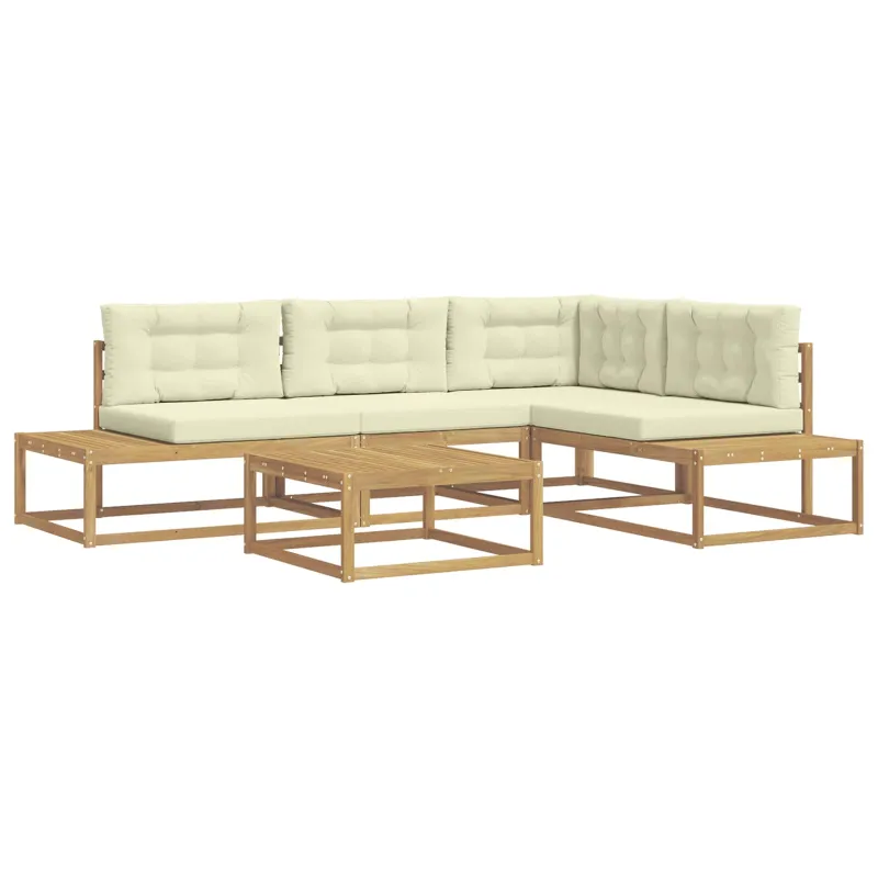 Lauko sofos komplektas Balta 79 x 79 x 37 cm Poliesteris