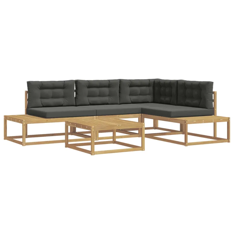 Lauko sofos komplektas Balta 79 x 79 x 37 cm Poliesteris