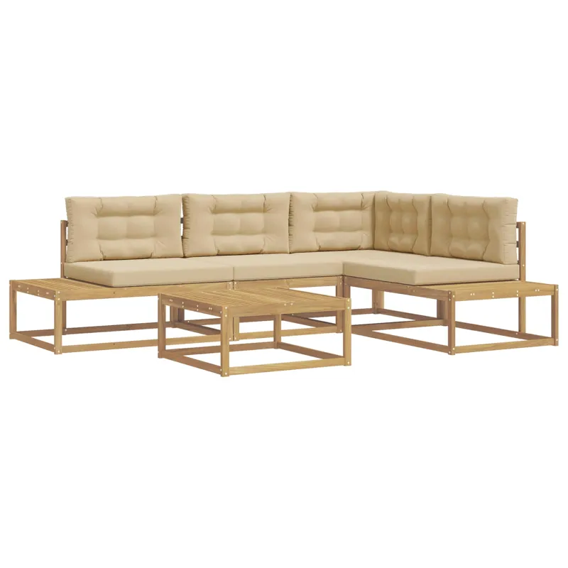 Lauko sofos komplektas Balta 79 x 79 x 37 cm Poliesteris