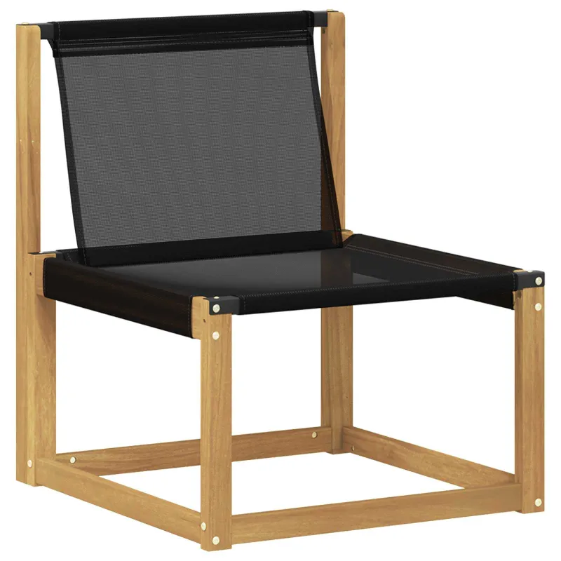 Lauko sofos komplektas su pagalve 10 pcs Balta ir kreminė