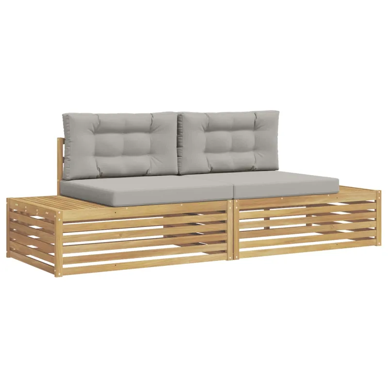 Lauko sofos komplektas Balta 230,5 x 83 x 73 cm Poliesteris