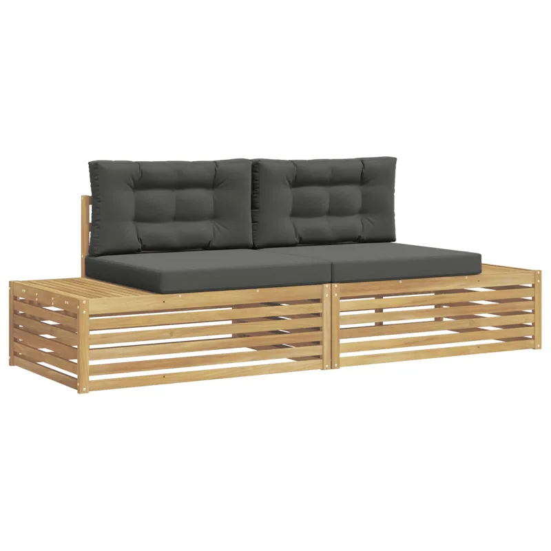 Lauko sofos komplektas Balta 230,5 x 83 x 73 cm Poliesteris