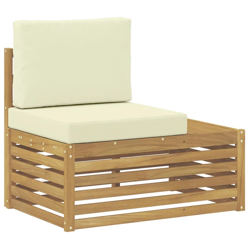 Lauko sofos komplektas Balta 213,5 x 154,5 x 73 cm Poliesteris