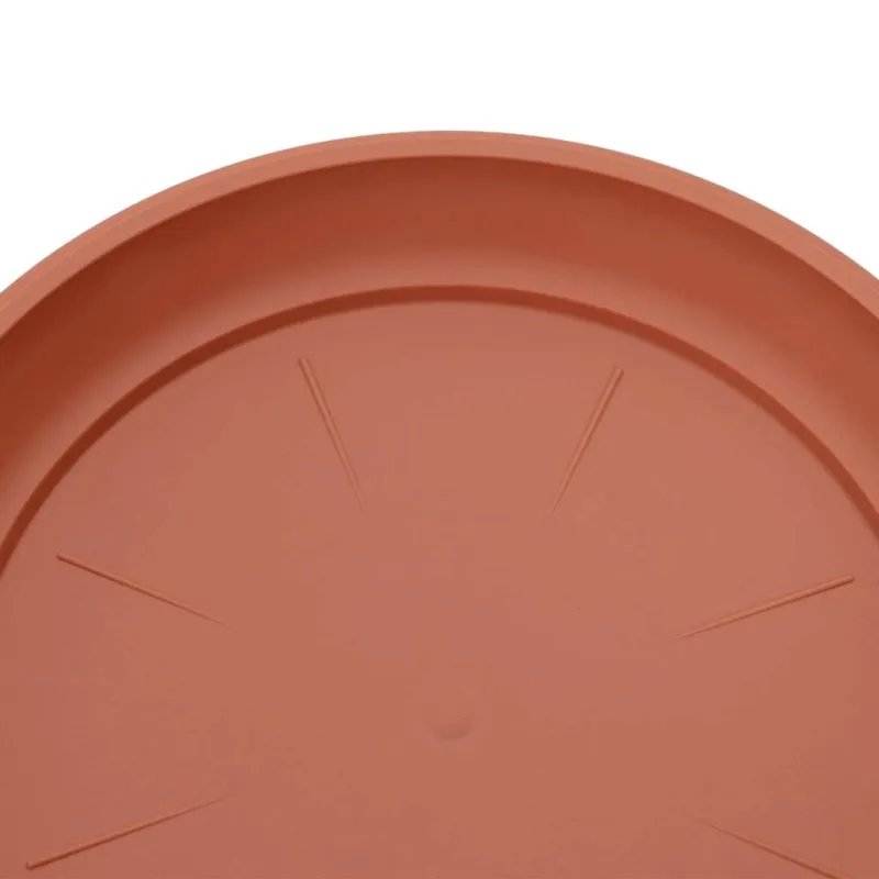 Augalų vazonai 6 pcs Raudona plyta Ø 12,5 x 10 cm Plastmasė