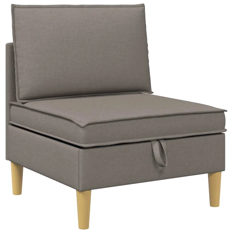 Modulinė sofa su laikymo vieta 4 pcs Taupe Audinys