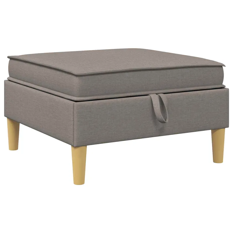 Modulinė sofa su laikymo vieta 5 pcs Taupe Audinys
