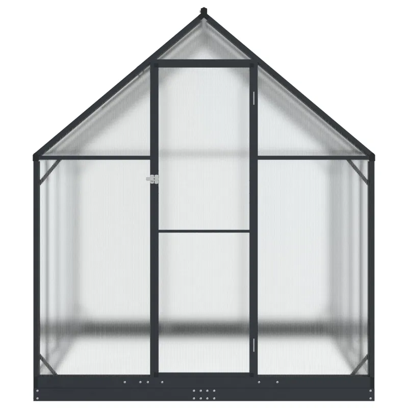 Sodo šiltnamis su durimis Antracito 183,5 x 243,5 x 207 cm