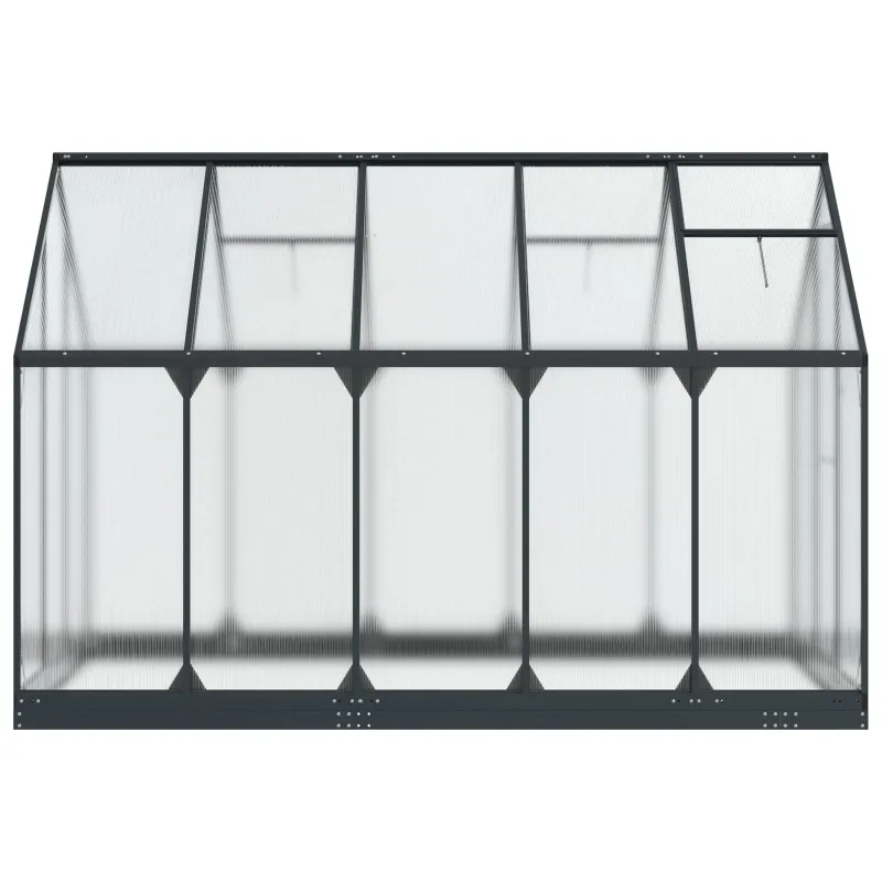 Sodo šiltnamis su durimis Antracito 183,5 x 303,5 x 207 cm