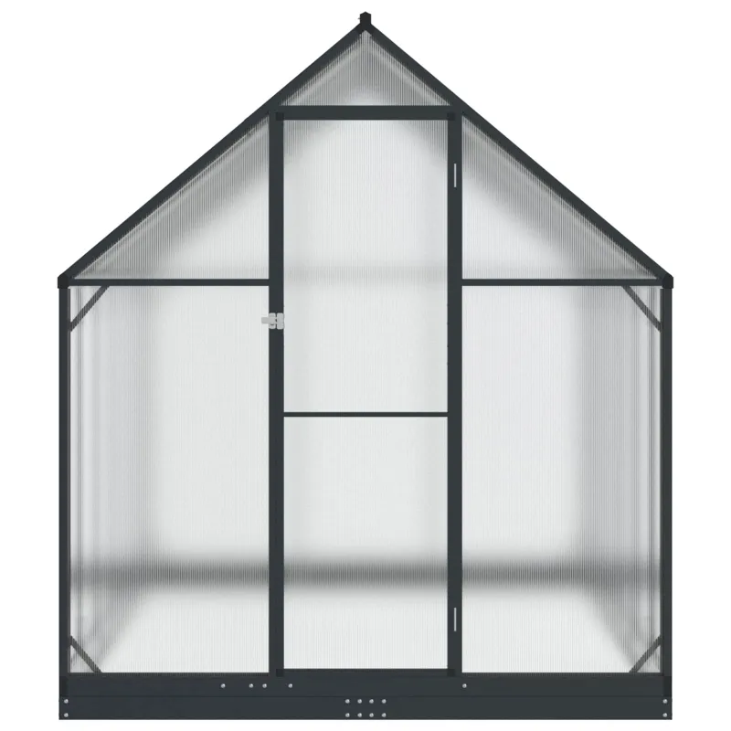 Sodo šiltnamis su durimis Antracito 183,5 x 363,5 x 207 cm
