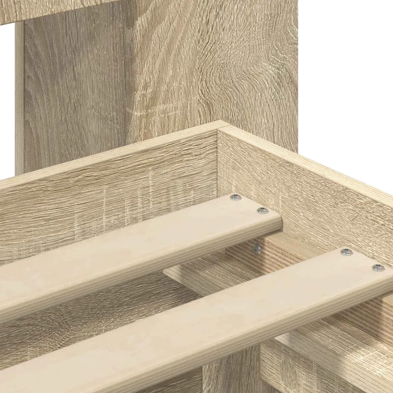 Lovos rėmas su saugojimu su stalčių Sonoma ąžuolas 75 x 190 cm