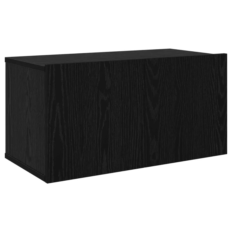 TV spintelių komplektas 8 pcs 120 x 30 x 30 cm Juodojo ąžuolo