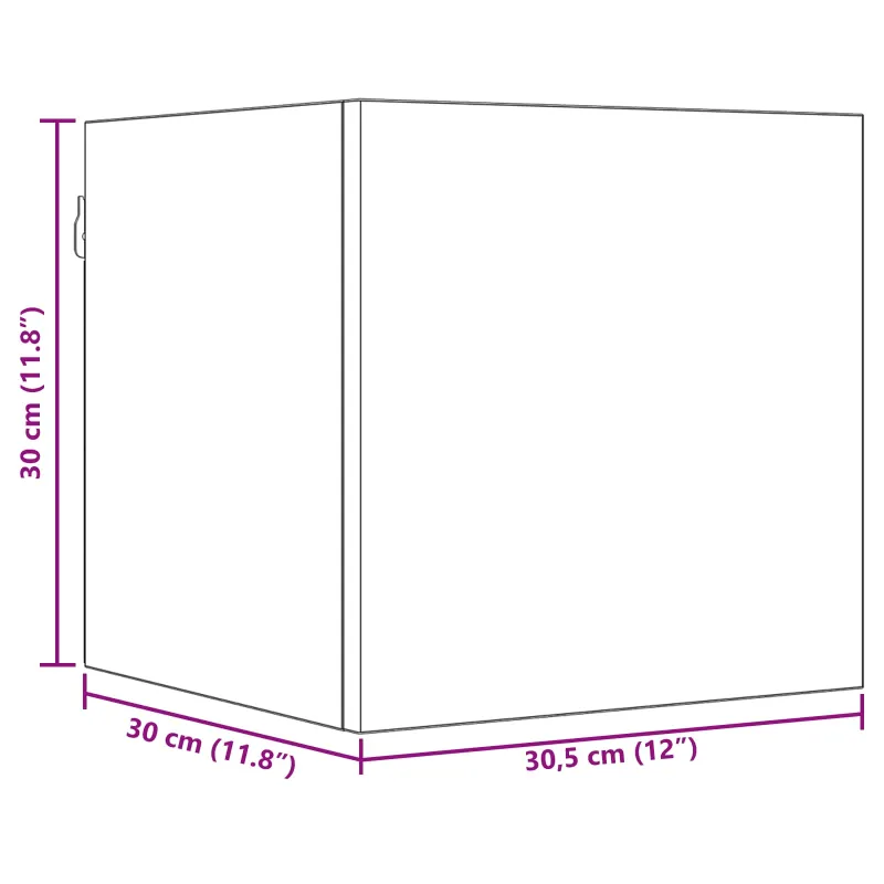 TV spintelių komplektas 10 pcs 180 x 30 x 30 cm Juodojo ąžuolo