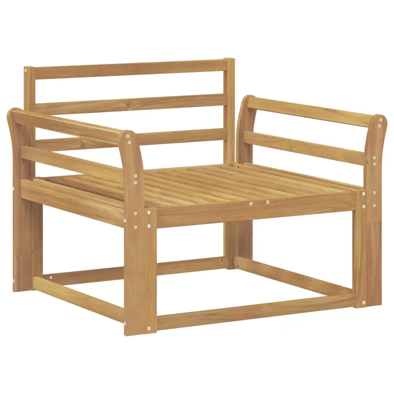 Lauko Vidurinis Sofa Kietos akacijos mediena Balta