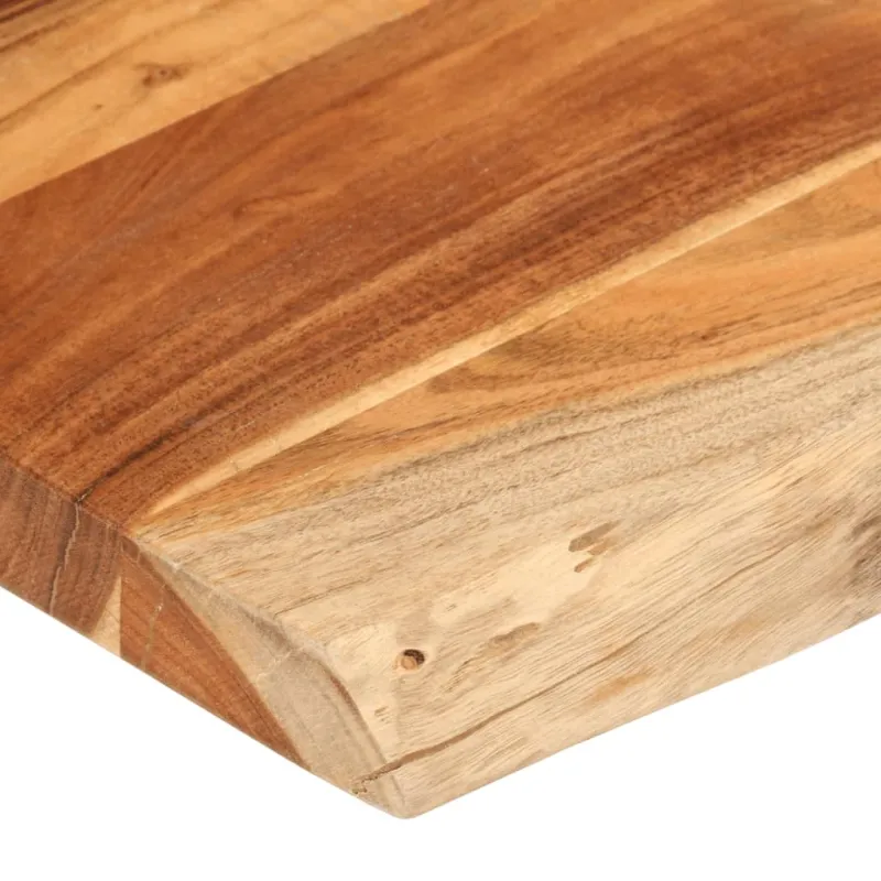 Stalviršis, 120x60x2,5cm, akacijos masyvas, su gyvu kraštu