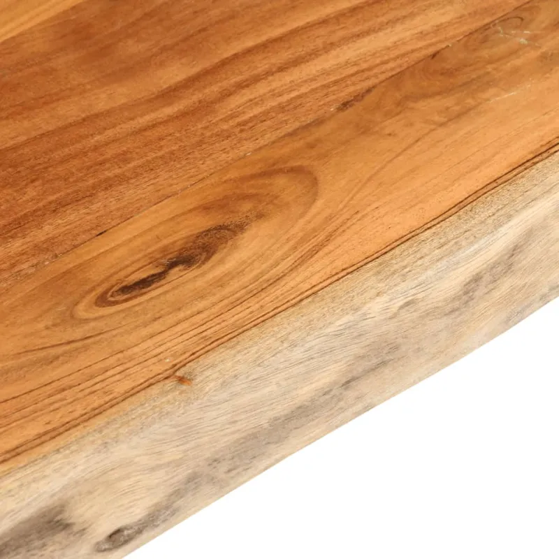 Stalviršis, 120x60x2,5cm, akacijos masyvas, su gyvu kraštu
