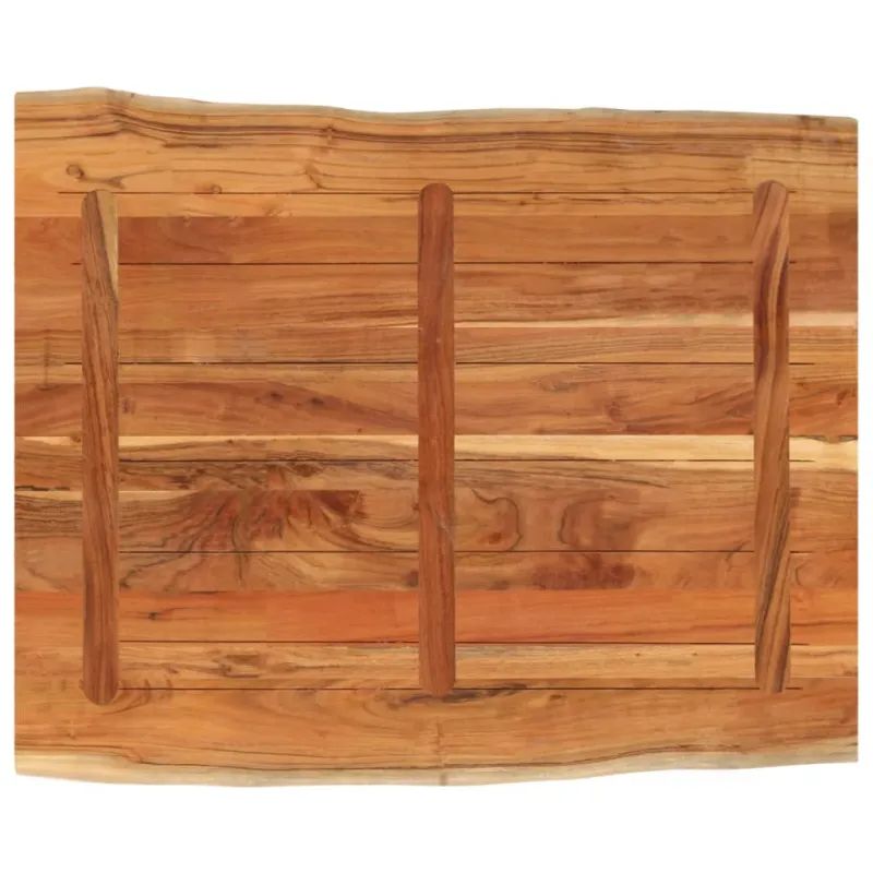 Stalviršis, 110x80x3,8cm, akacijos masyvas, su gyvu kraštu