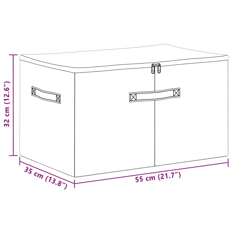 Saugojimo dėžė 24 pcs Antracito 55 x 35 x 32 cm