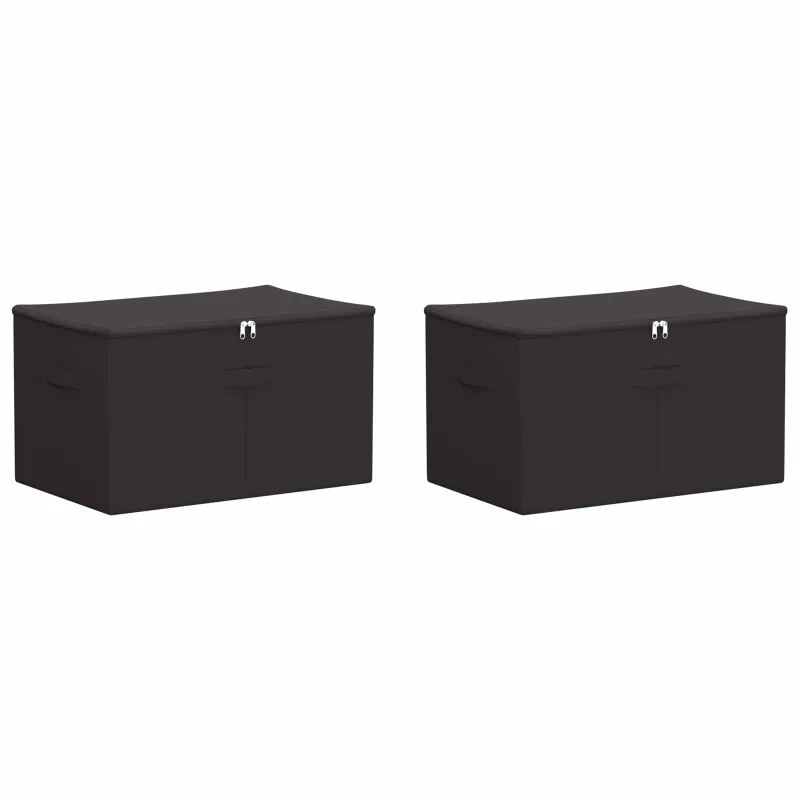 Saugojimo dėžė 2 pcs Antracito 60 x 43 x 35 cm